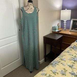 Long striped dresss